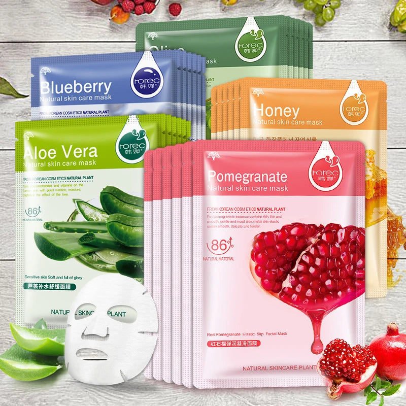 Fresh Fruits Hydrating Facial Mask Set