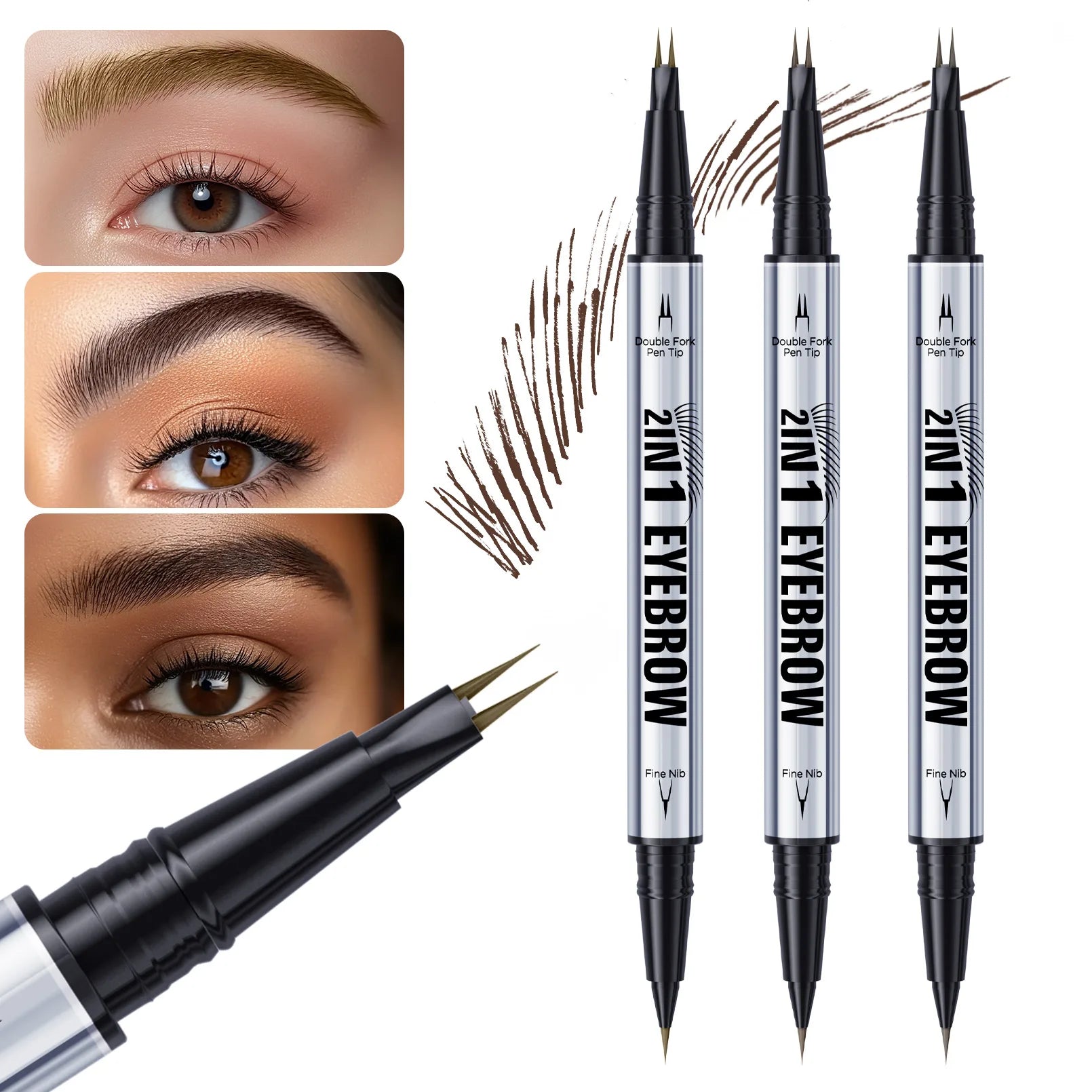Waterproof Dual-Ended Eyebrow Pencil