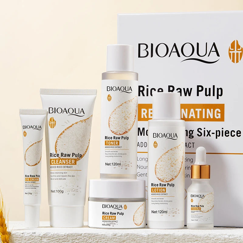 BIOAOUA Rice Facial Skincare Set