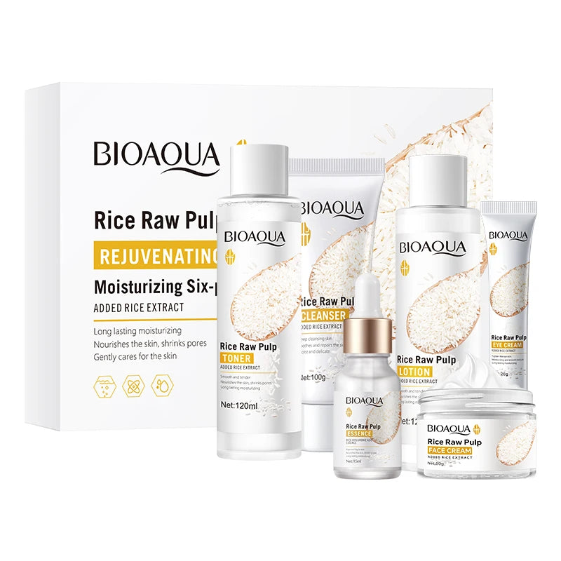 BIOAOUA Rice Facial Skincare Set