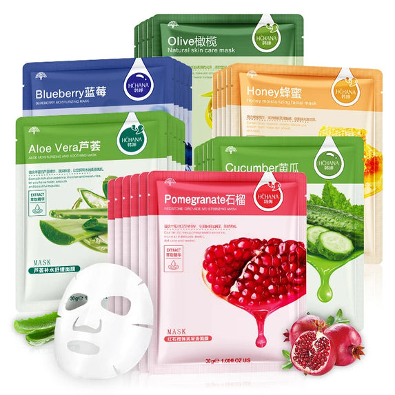 Fresh Fruits Hydrating Facial Mask Set